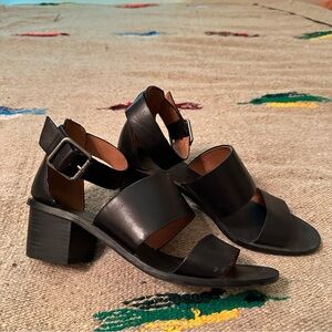 Madewell strappy block heel sandals, size 7.5
